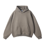 Oversized Plush Lining Plain Hoodie-INNBLAC Fashion Apparel