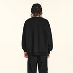Solid Crew Neck Comfort Sweatshirt-INNBLAC Fashion Apparel
