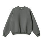 Solid French Terry Oversized Sweatshirt-INNBLAC Fashion Apparel