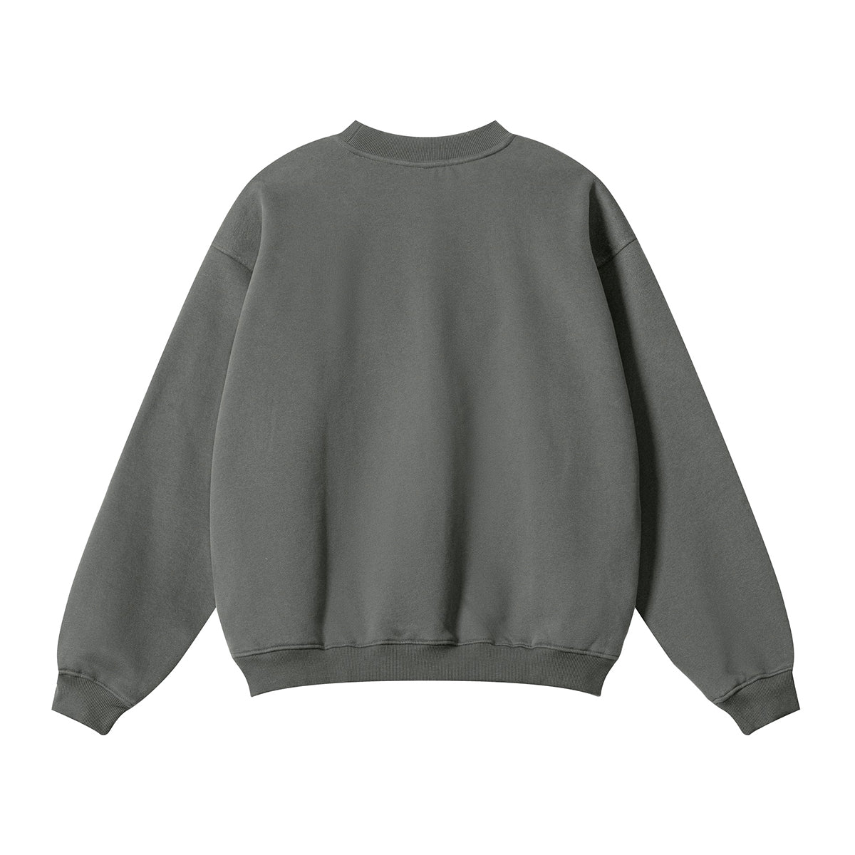 Solid French Terry Oversized Sweatshirt-INNBLAC Fashion Apparel