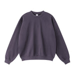 Solid Crew Neck Comfort Sweatshirt-INNBLAC Fashion Apparel