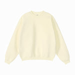 Solid French Terry Oversized Sweatshirt-INNBLAC Fashion Apparel