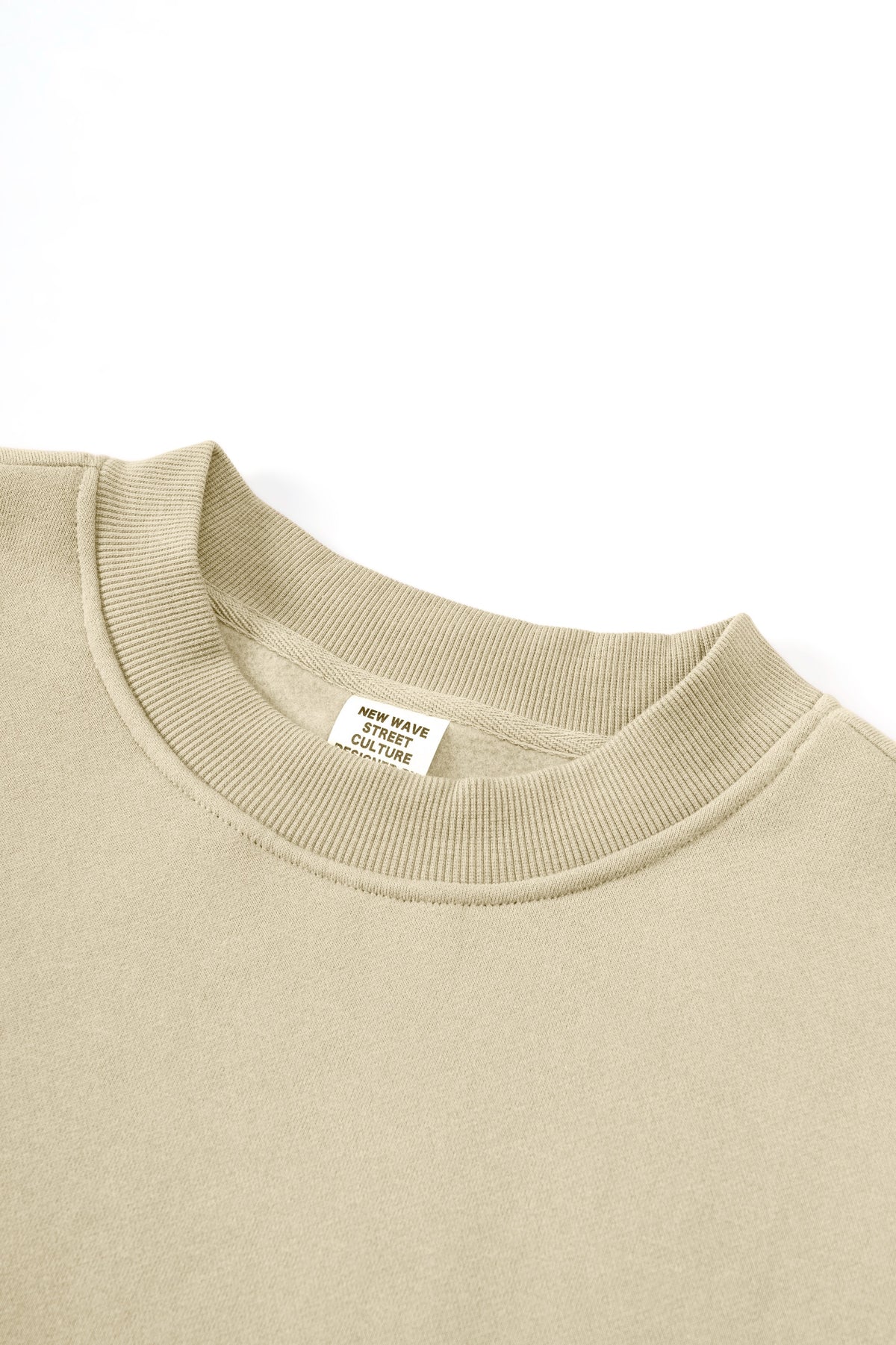 Solid French Terry Oversized Sweatshirt-INNBLAC Fashion Apparel