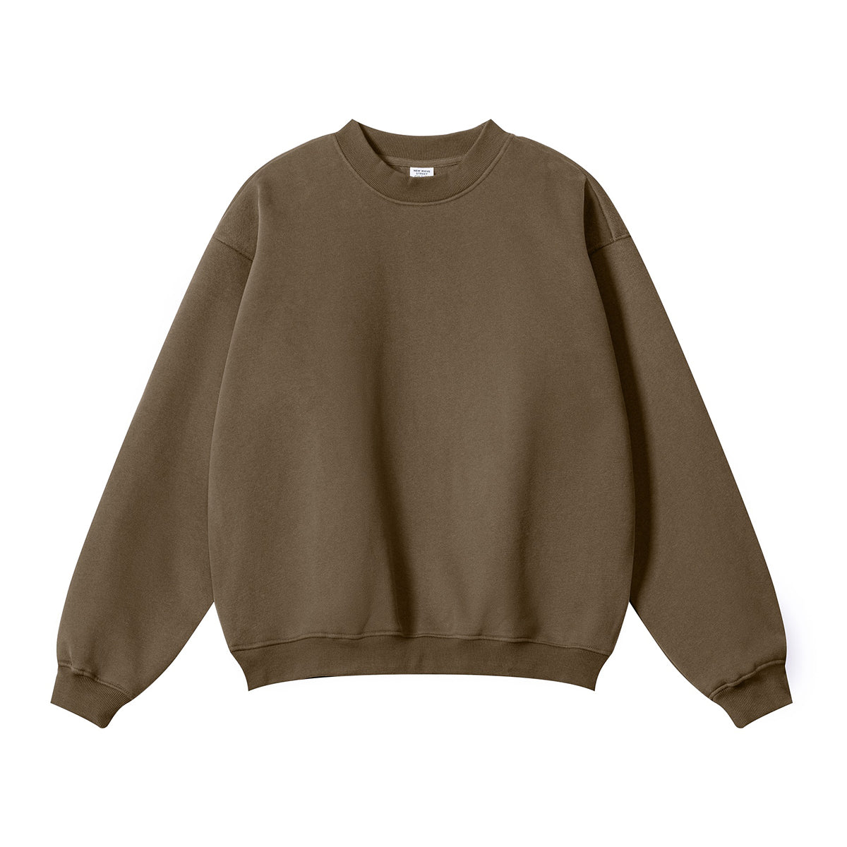 Solid French Terry Oversized Sweatshirt-INNBLAC Fashion Apparel