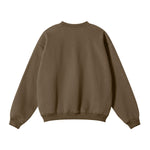 Solid French Terry Oversized Sweatshirt-INNBLAC Fashion Apparel