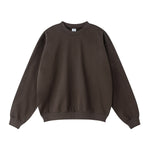 Solid Crew Neck Comfort Sweatshirt-INNBLAC Fashion Apparel