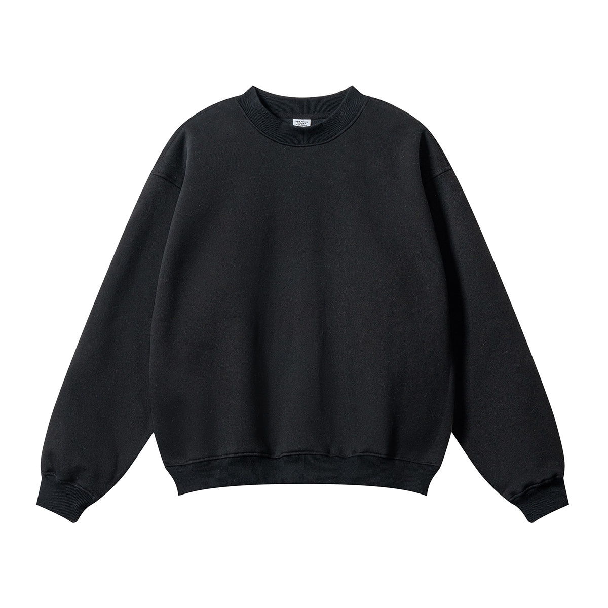 Solid French Terry Oversized Sweatshirt-INNBLAC Fashion Apparel