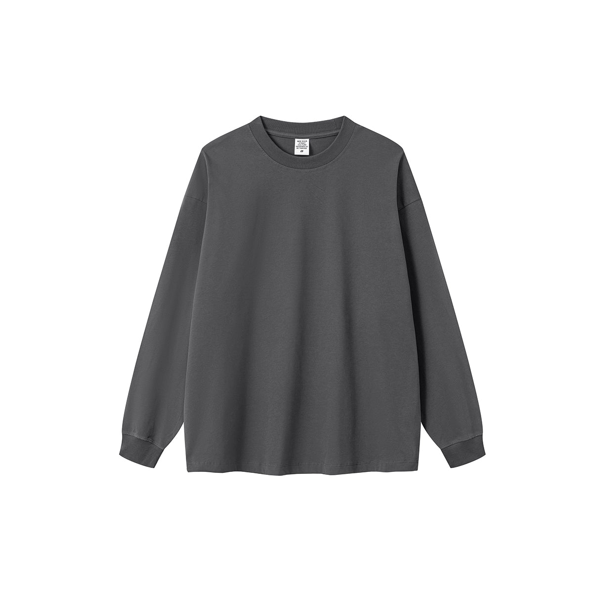 Solid Color Crewneck Sweatshirt-INNBLAC Fashion Apparel