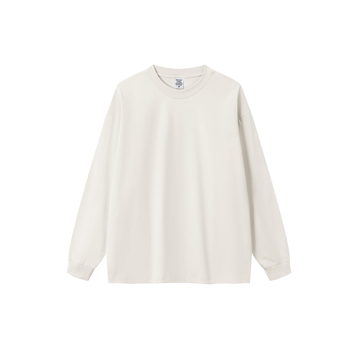 Solid Color Crewneck Sweatshirt-INNBLAC Fashion Apparel