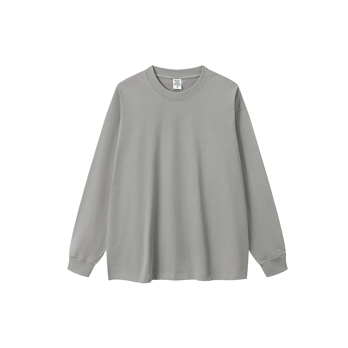 Solid Color Crewneck Sweatshirt-INNBLAC Fashion Apparel