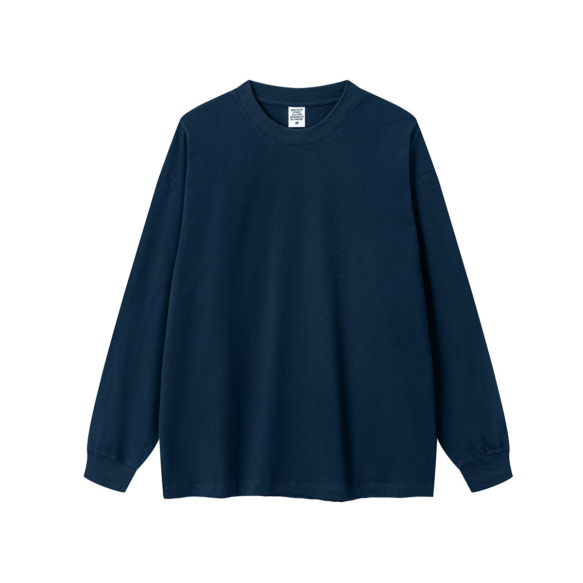 Solid Color Crewneck Sweatshirt-INNBLAC Fashion Apparel