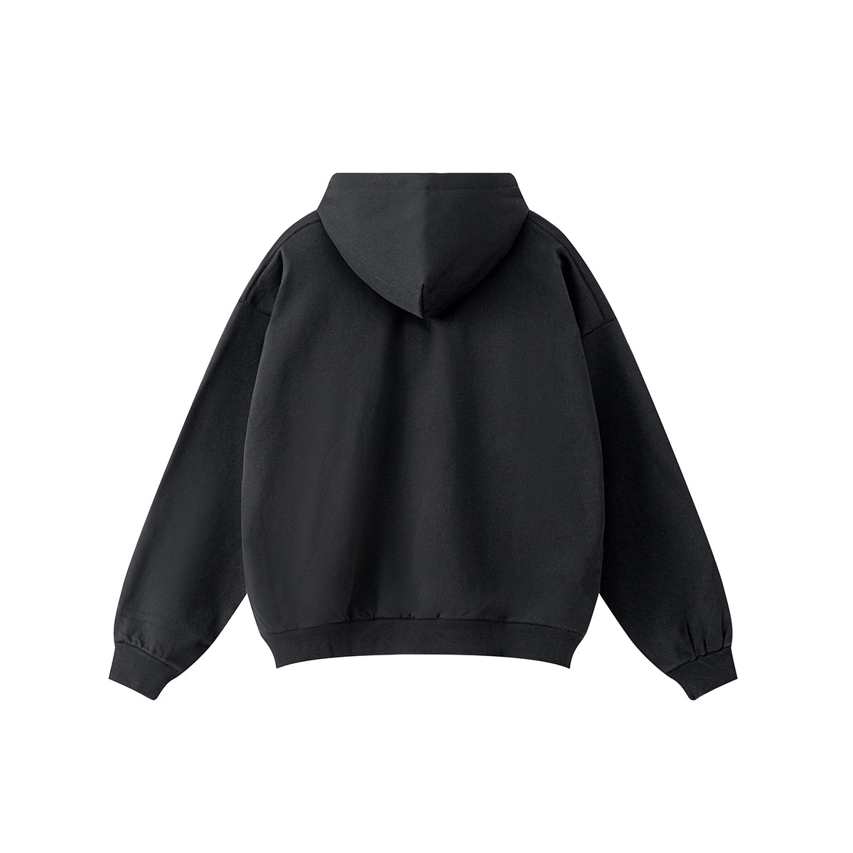 Solid French Terry Pullover Hoodie-INNBLAC Fashion Apparel
