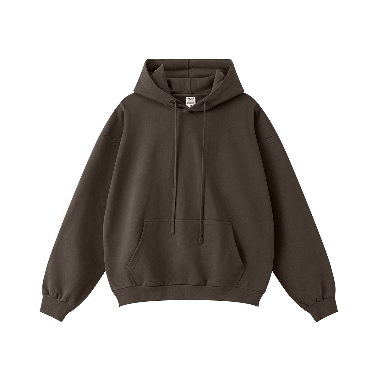 Solid French Terry Pullover Hoodie-INNBLAC Fashion Apparel