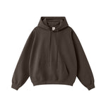 Solid French Terry Pullover Hoodie-INNBLAC Fashion Apparel