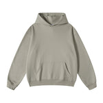 Solid Color Kangaroo Pocket Hoodie-INNBLAC Fashion Apparel