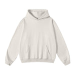 Solid Color Kangaroo Pocket Hoodie-INNBLAC Fashion Apparel