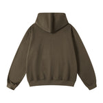Solid Color Kangaroo Pocket Hoodie-INNBLAC Fashion Apparel