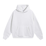 Solid Color Plush Lining Pullover Hoodie-INNBLAC Fashion Apparel