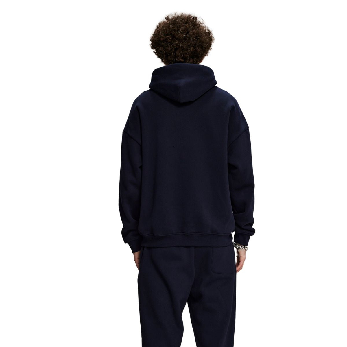 Solid Color Plush Lining Pullover Hoodie-INNBLAC Fashion Apparel