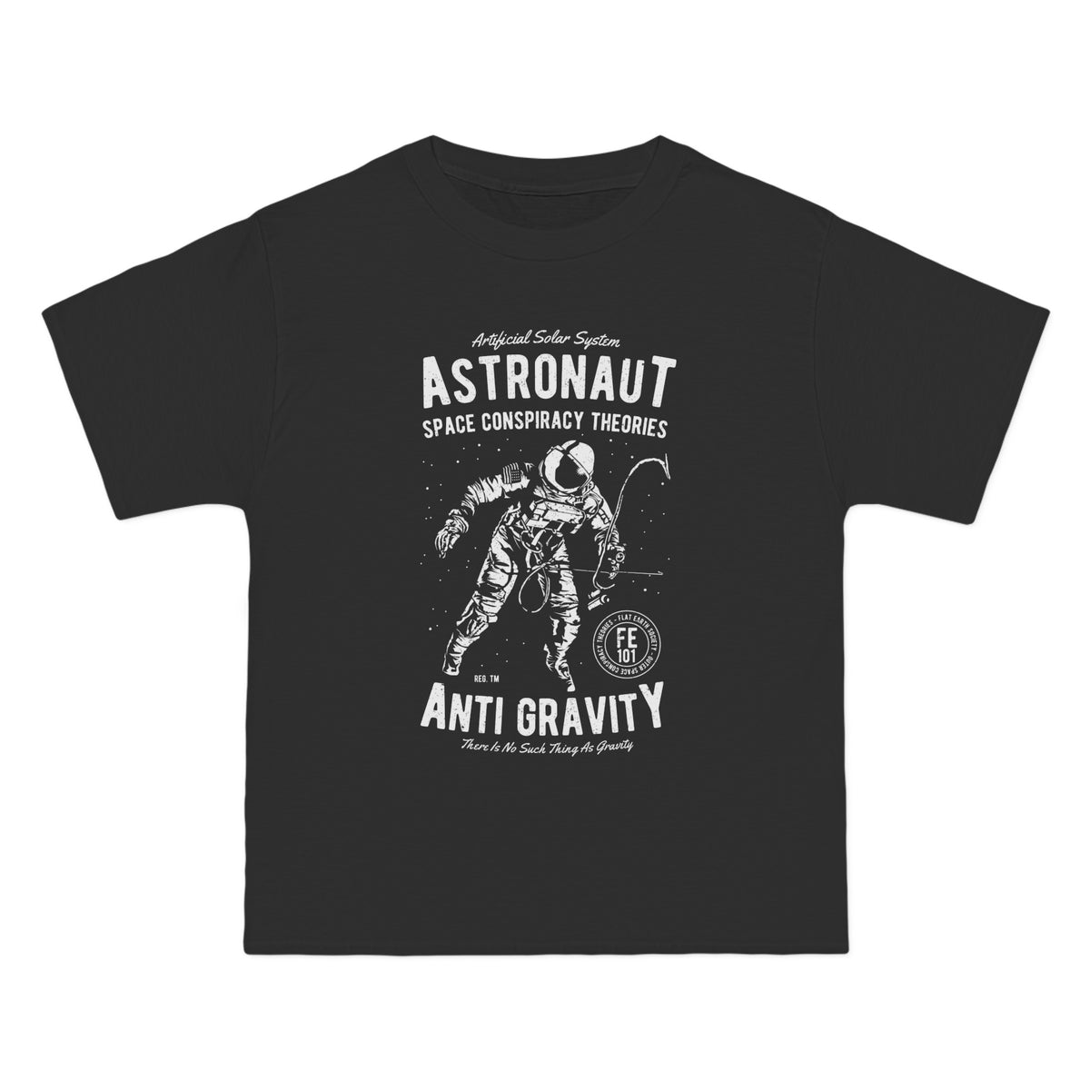 Space Conspiracy Theories Astronaut Graphic Tee-INNBLAC Fashion Apparel