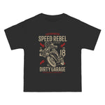 Speed Rebel Rider Retro Graphic Tee-INNBLAC Fashion Apparel
