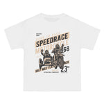 Speedrace Motorcycle Retro Graphic Tee-INNBLAC Fashion Apparel