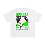 Spread the Hatred Abstract Graphic Tee-INNBLAC Fashion Apparel
