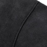 Stand Collar Double Zip Washed Sweatshirt-INNBLAC Fashion Apparel