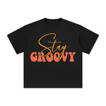 Stay Groovy Graphic Tee-INNBLAC Fashion Apparel