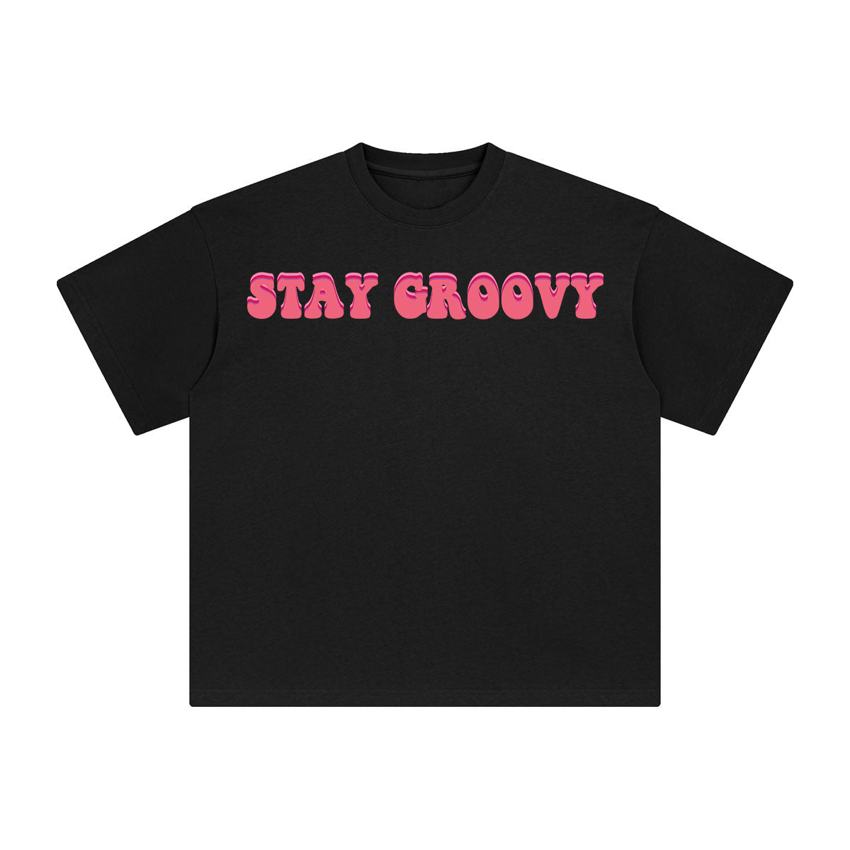 Stay Groovy Graphic Tee-INNBLAC Fashion Apparel