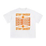 Stay Sassy Abstract Graphic Tee-INNBLAC Fashion Apparel