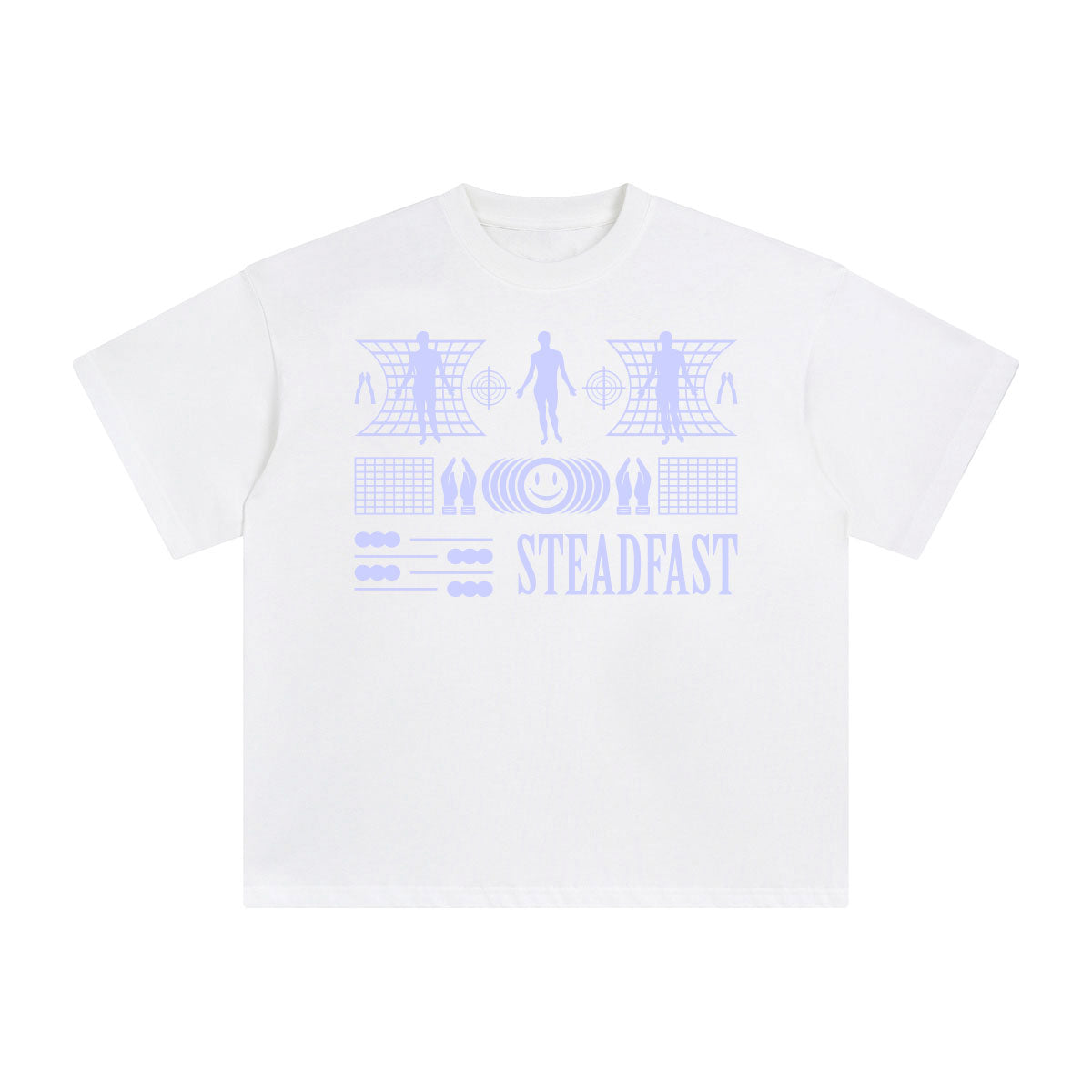 Steadfast Abstract Graphic Tee-INNBLAC Fashion Apparel