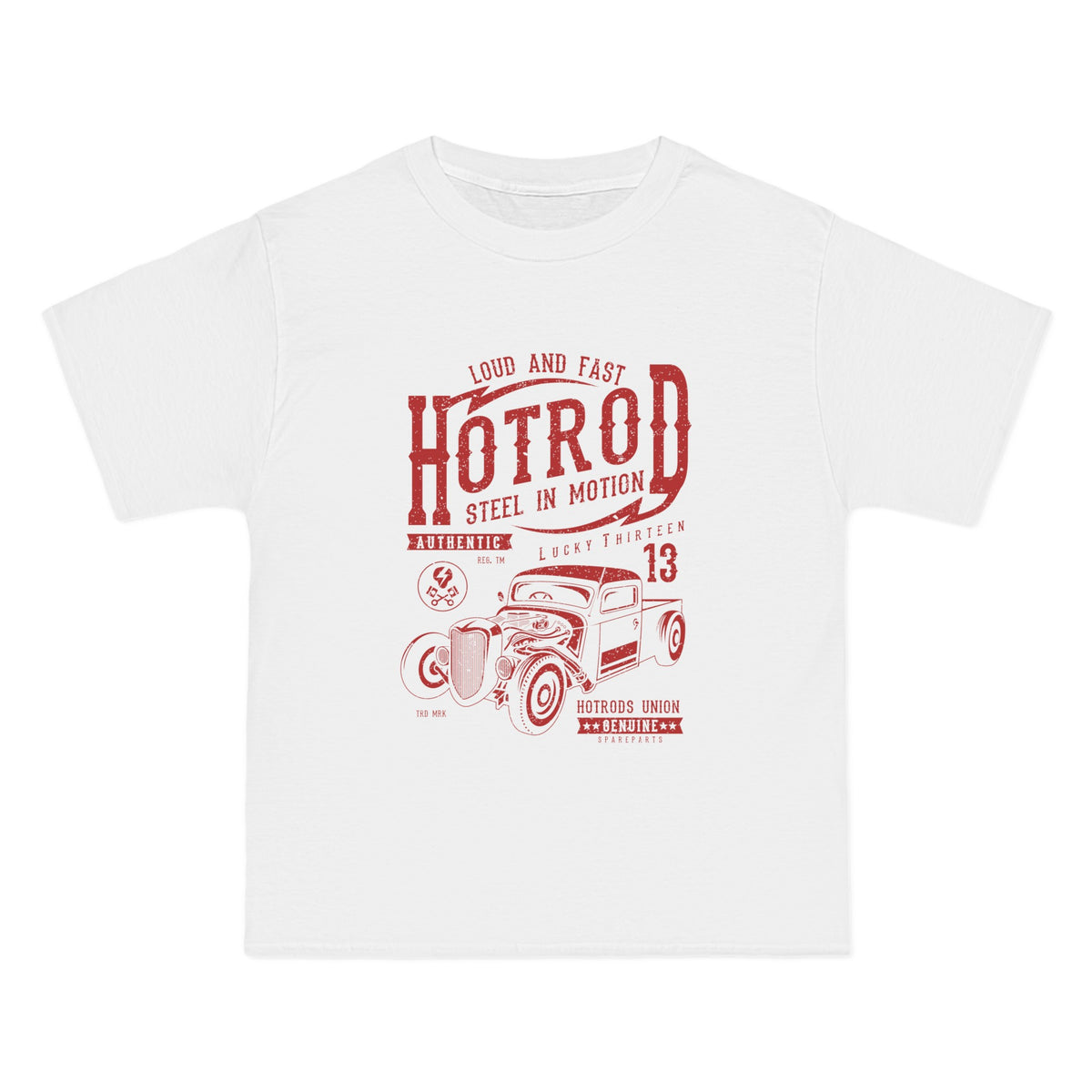 Steel In Motion Retro Graphic Tee-INNBLAC Fashion Apparel