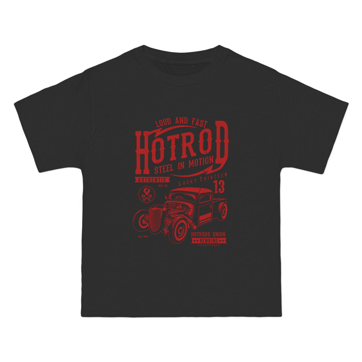 Steel In Motion Retro Graphic Tee-INNBLAC Fashion Apparel