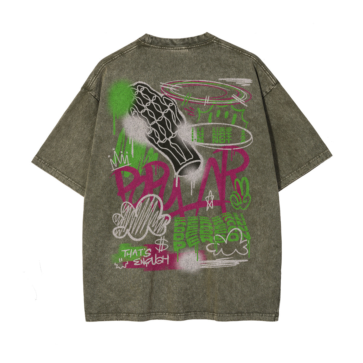 Stone Wash Aesthetic Graphic Tee-INNBLAC Fashion Apparel