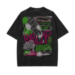 Stone Wash Aesthetic Graphic Tee-INNBLAC Fashion Apparel