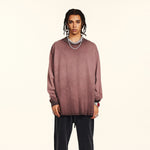 Faded Oversized Sweatshirt-INNBLAC Fashion Apparel