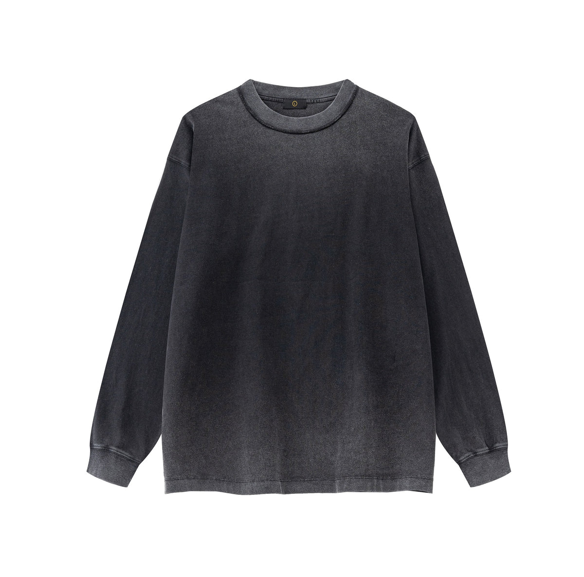 Faded Oversized Sweatshirt-INNBLAC Fashion Apparel