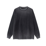 Faded Oversized Sweatshirt-INNBLAC Fashion Apparel