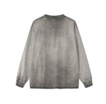 Faded Oversized Sweatshirt-INNBLAC Fashion Apparel