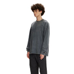 Stone Wash Long Sleeve T Shirt-INNBLAC Fashion Apparel