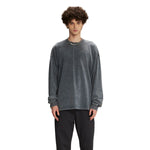 Stone Wash Long Sleeve T Shirt-INNBLAC Fashion Apparel