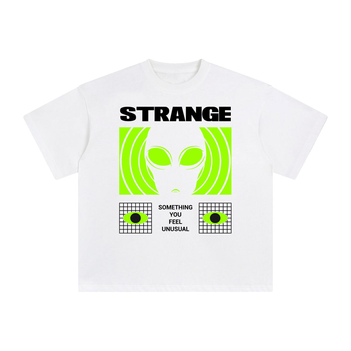 Strange Abstract Graphic Tee-INNBLAC Fashion Apparel