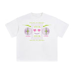 Stuck Rolling on Trouble Abstract Graphic Tee-INNBLAC Fashion Apparel
