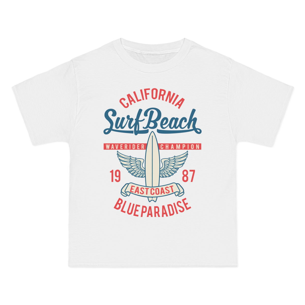 Surf Beach Retro Graphic T Shirt-INNBLAC Fashion Apparel