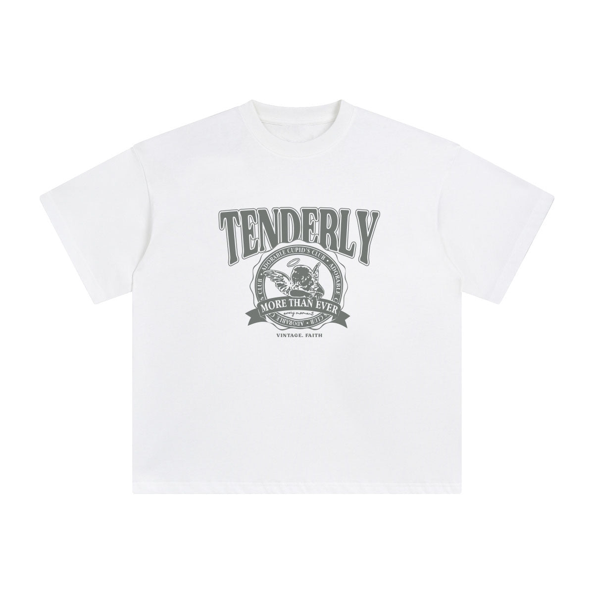 TENDERLY Angel Baby Graphic Tee-INNBLAC Fashion Apparel