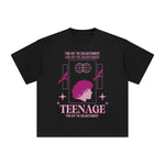 Teenage Abstract Graphic Tee-INNBLAC Fashion Apparel