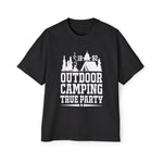 Tent & Trees Camping Graphic Tee-INNBLAC Fashion Apparel