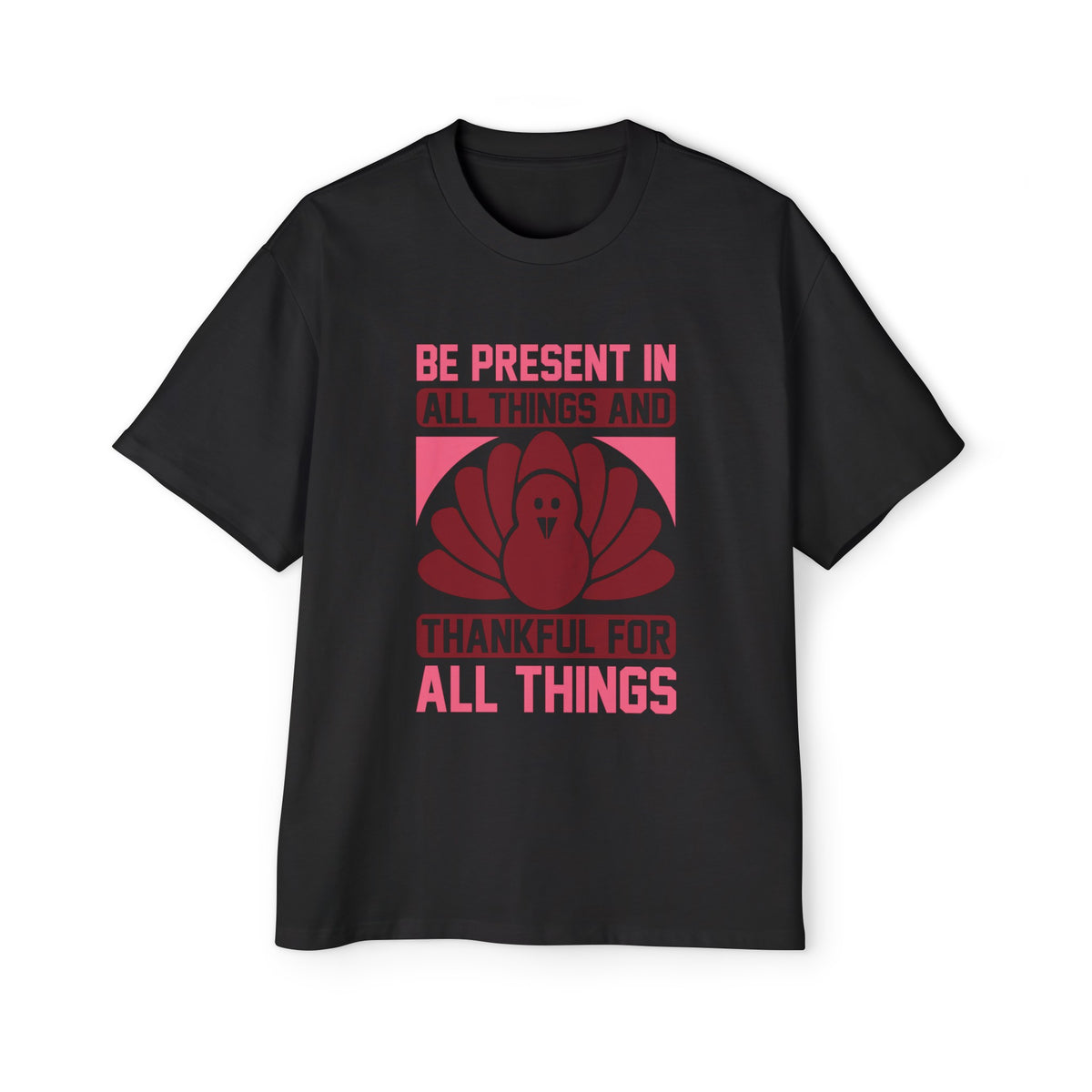 Thankful Slogan Graphic Tee-INNBLAC Fashion Apparel