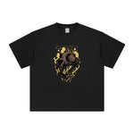 The Cat Skull Aesthetic Graphic Tee-INNBLAC Fashion Apparel